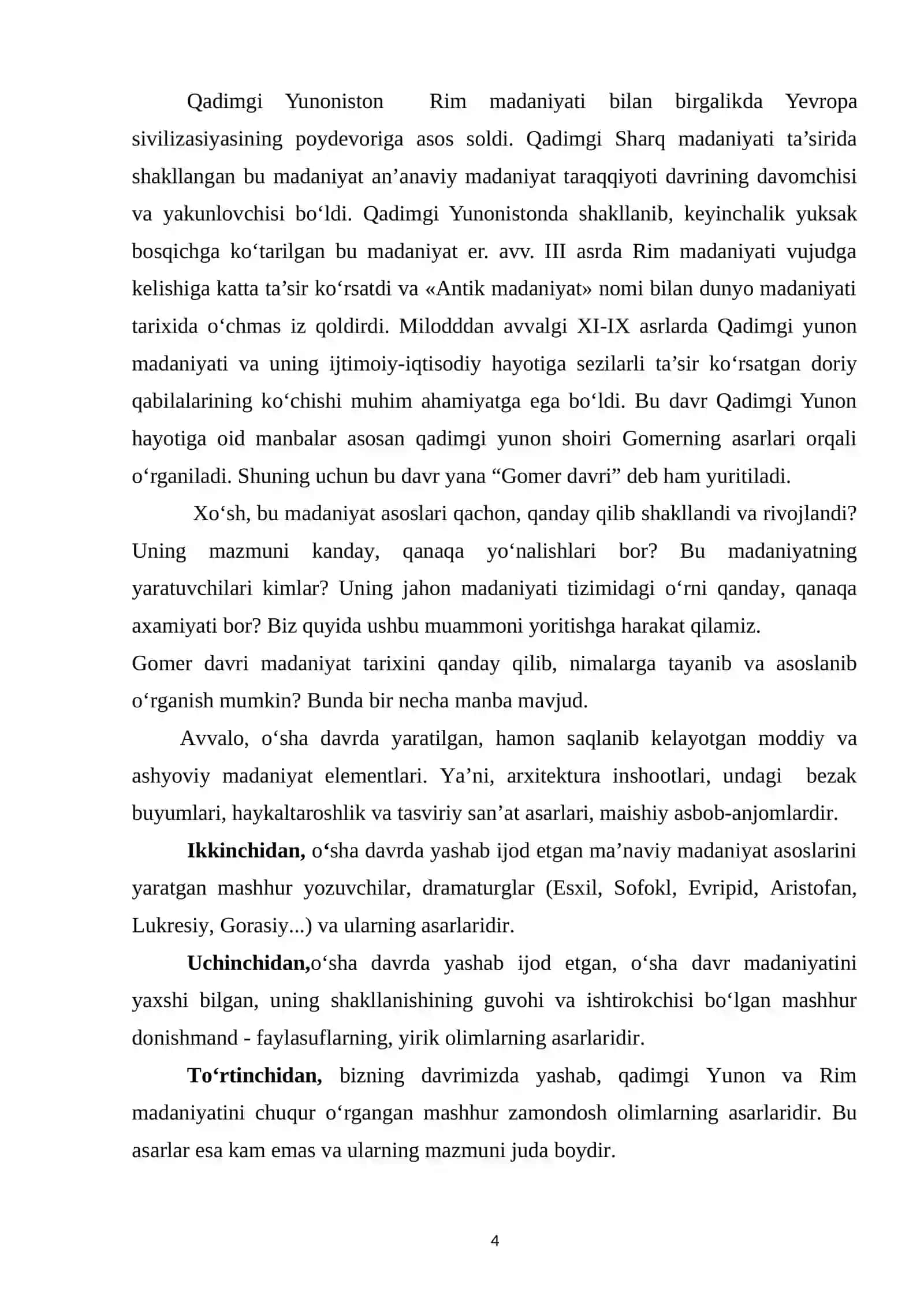 Jahon Tarixi 4