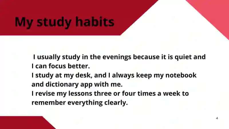 My Study Habits & Effective Learning Strategies 4
