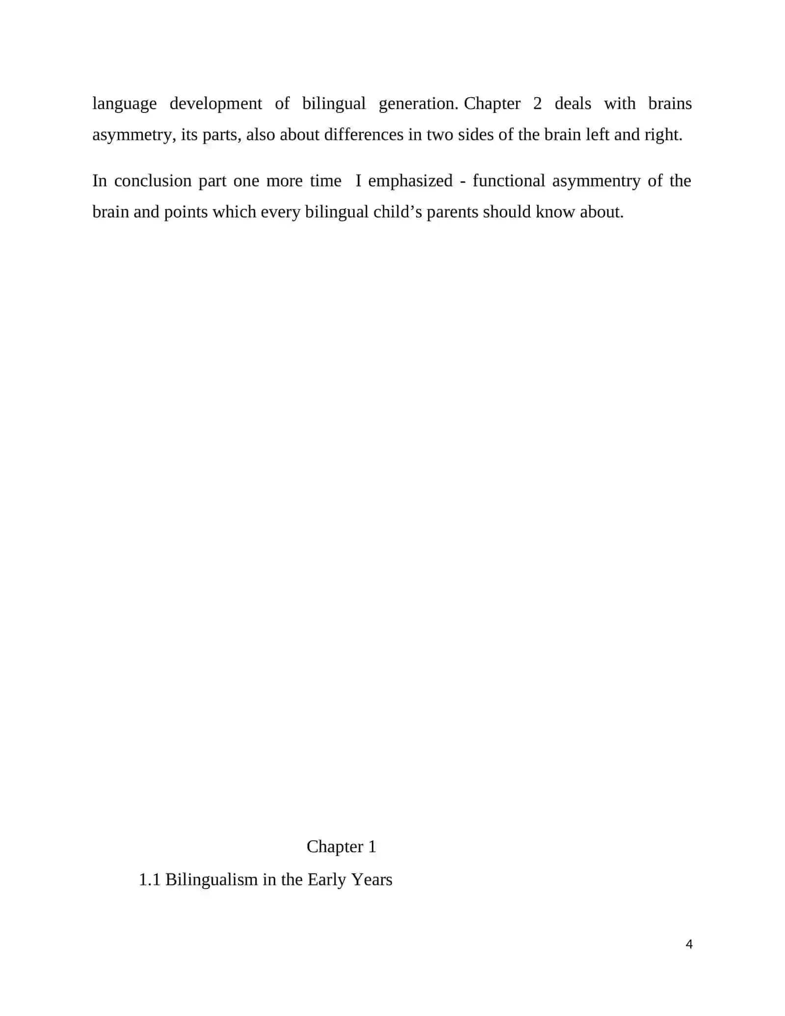 Foreign language (English) in preschool and primary education 4