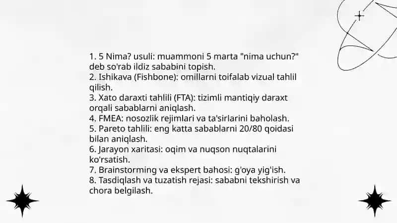 Nuqsonlarni tuzatish va bartaraf etish 4