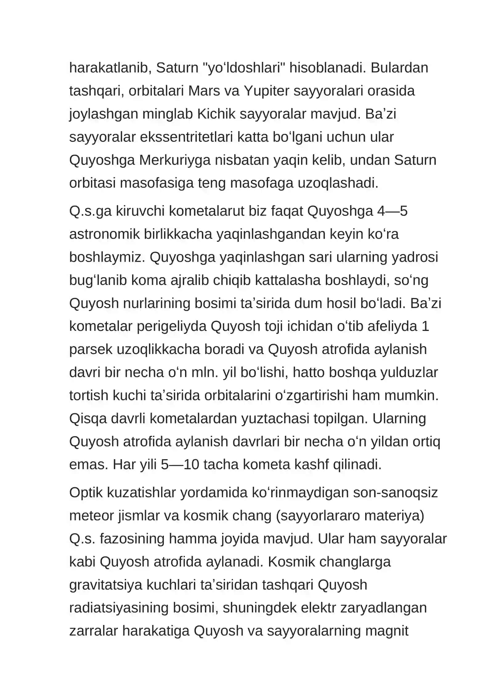 Quyosh tizimi 4