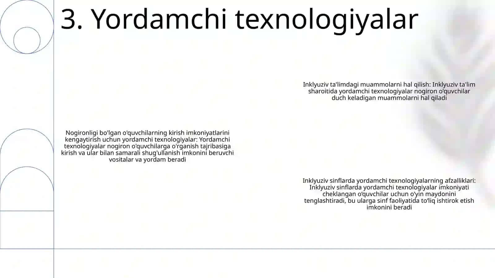 O'qituvchilar inklyuziv ta'lim muammolarini hal qilish 4