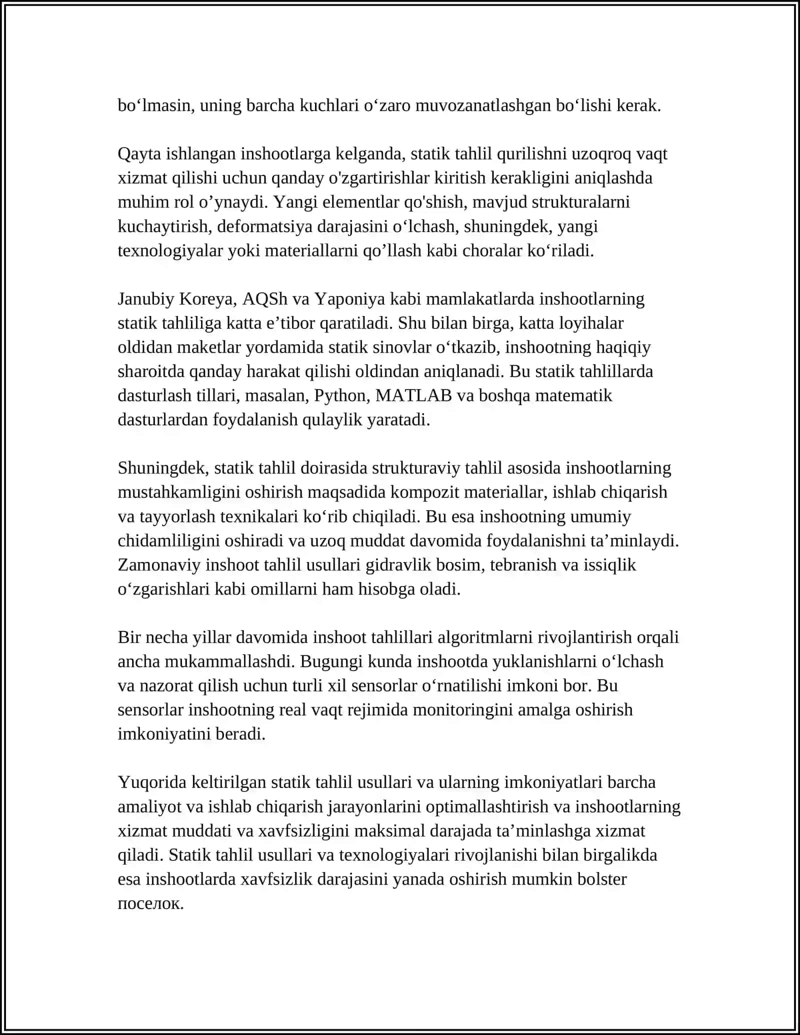 INSHOATNI TAXLIL QLISH USULI 4