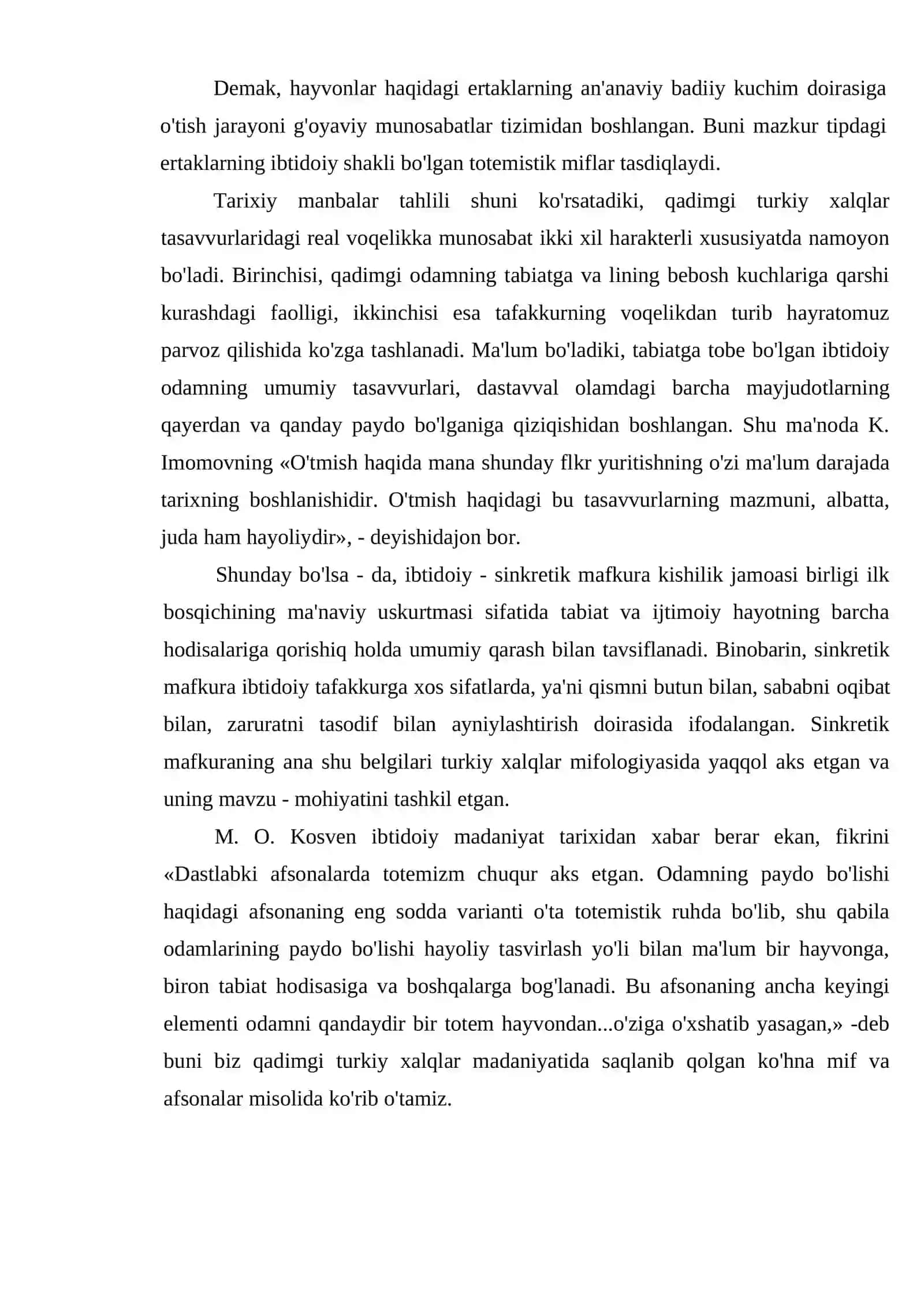 Etnografik ma'lumot va arxeologik topilmalar-totemik talqinlar tayanchi 4