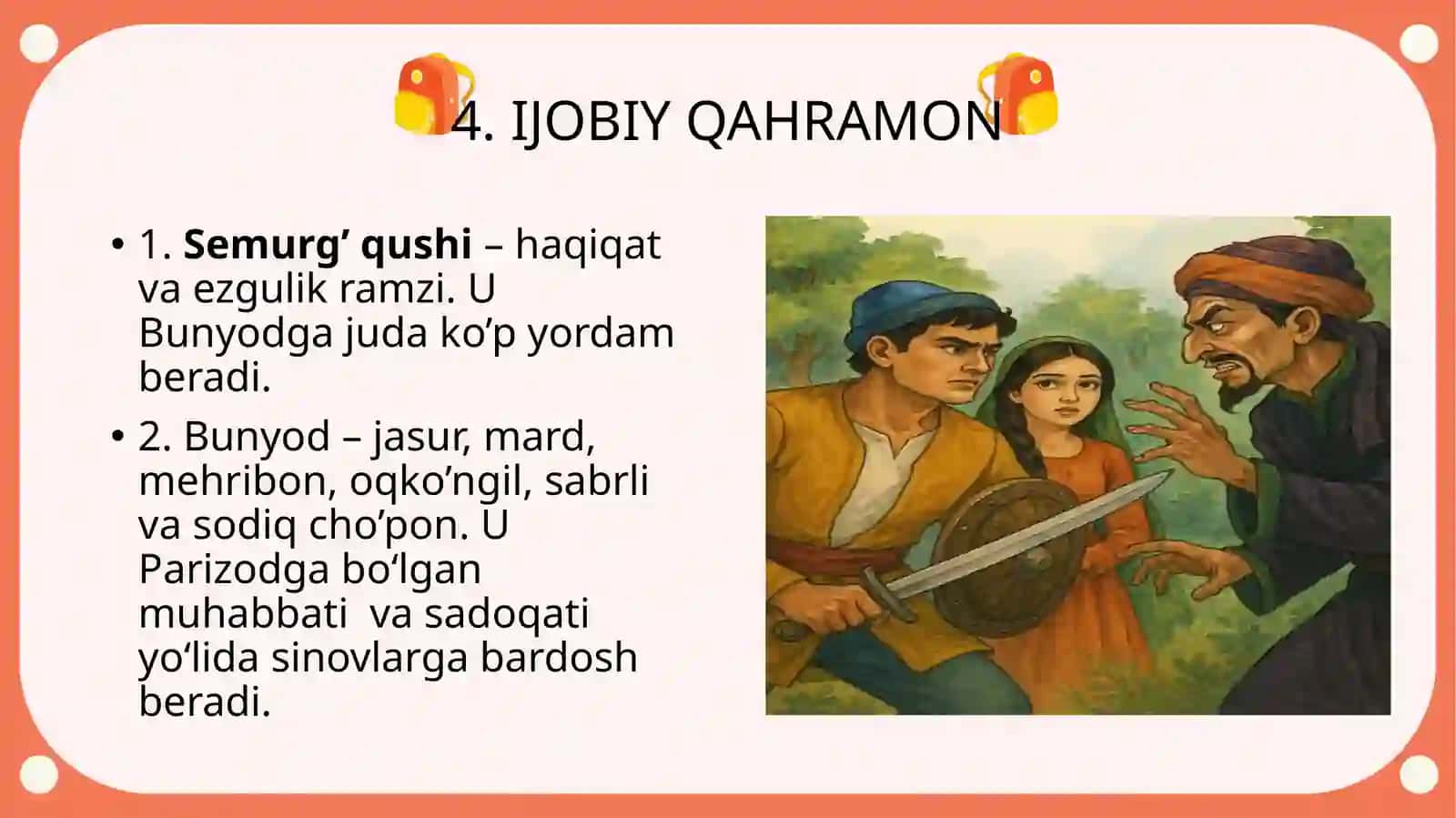 SEMURG’ YOKI PARIZOD BILAN BUNYOD ertagi tahlili 4