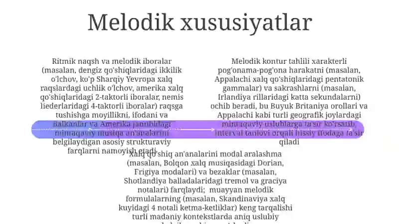 Xalq qo'shiqlarining tasnifi va badiiy xususiyatlarini o'rganish 4