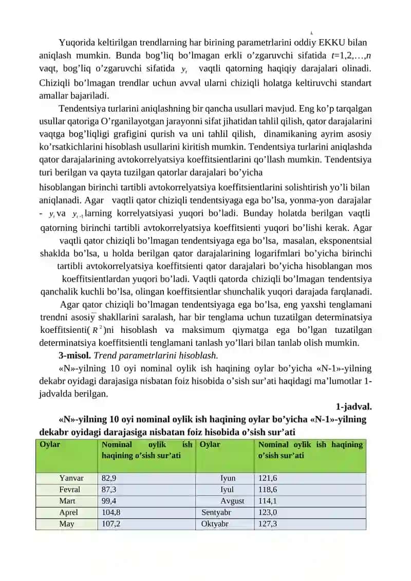 DAVRIY QATORLARDA EKONOMETRIK MODELLSHTIRISH 4
