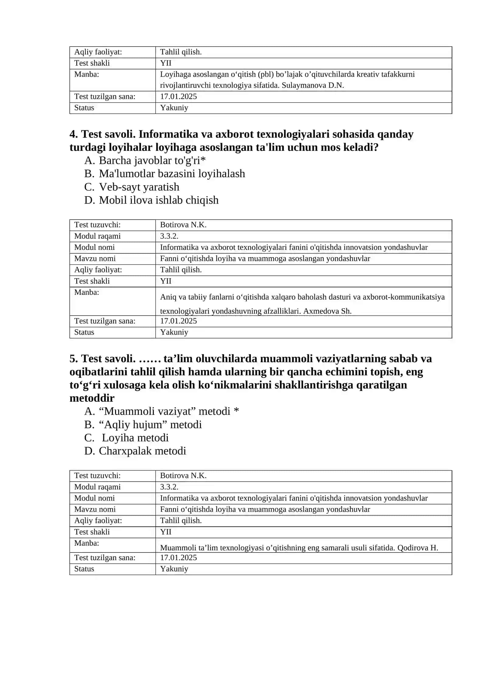 Informatika va axborot texnologiyalari fanini o'qitishda innovatsion yondashuvlar 4