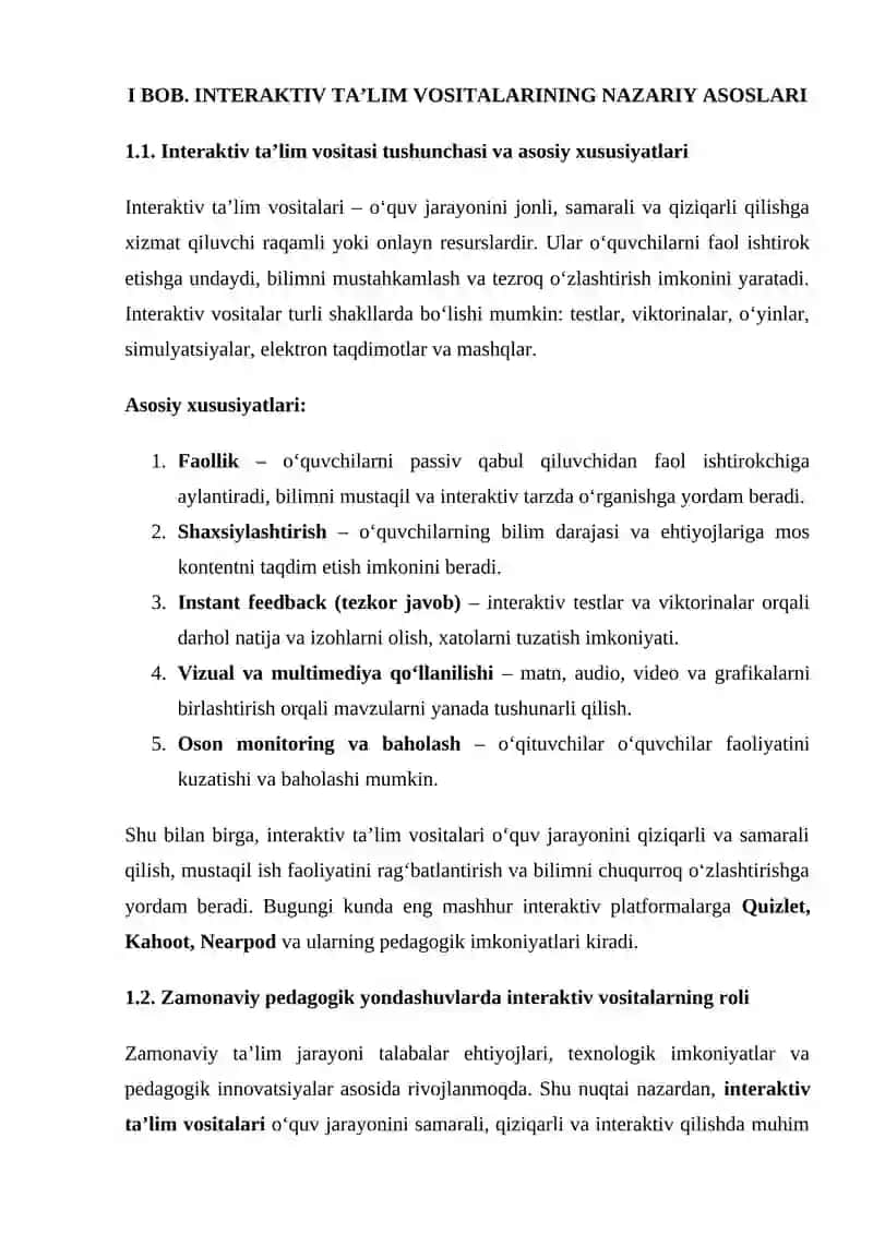 Interaktiv ta’lim vositalari va ilovalari 4