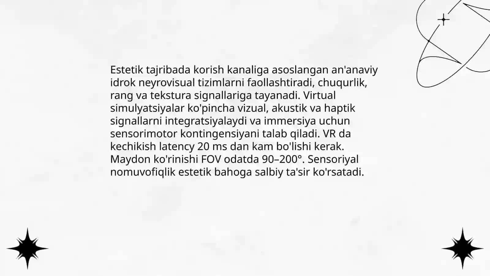 Olamni virtual va vizual estetik idrok etishning farqlari 4