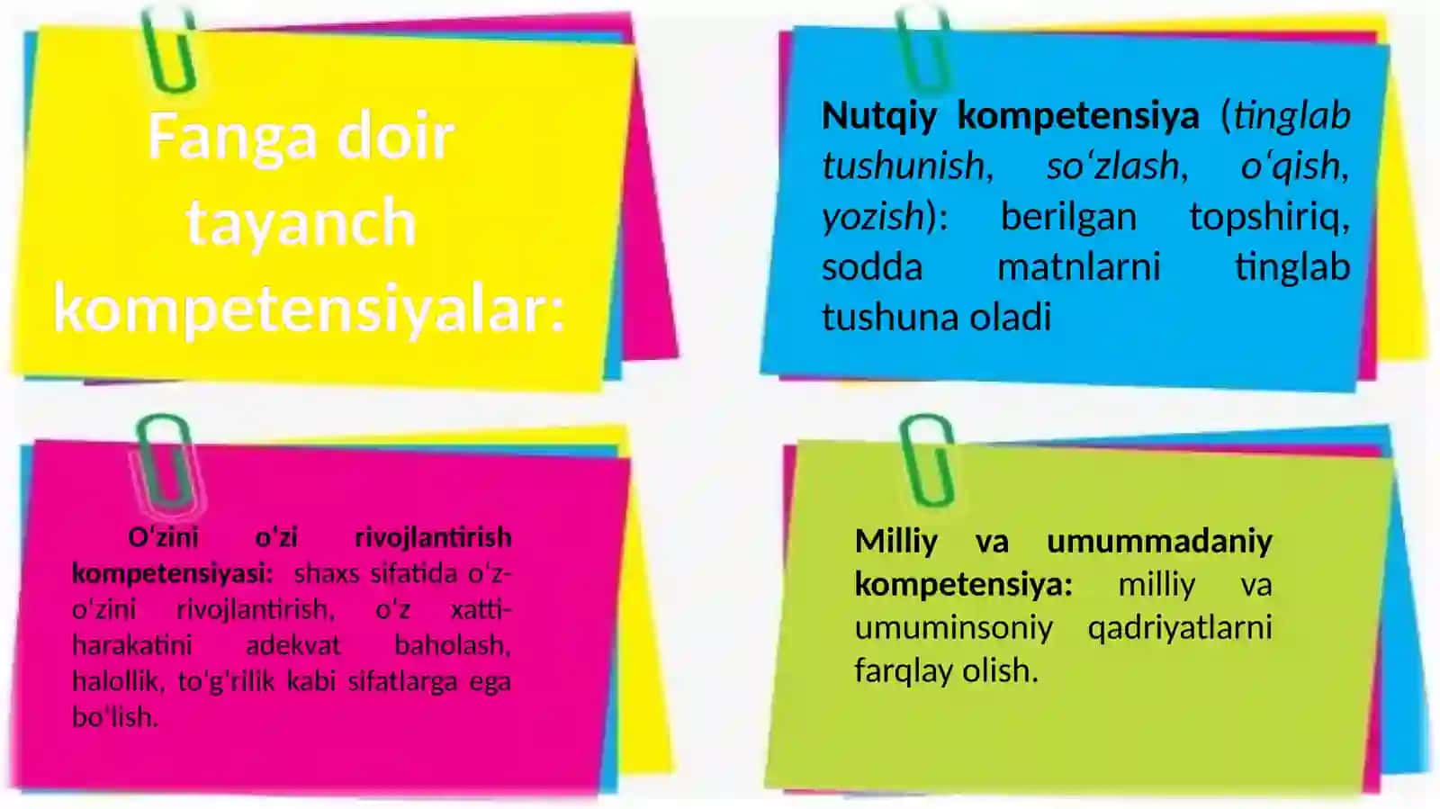 Mustaqil so‘z turkumlari 4