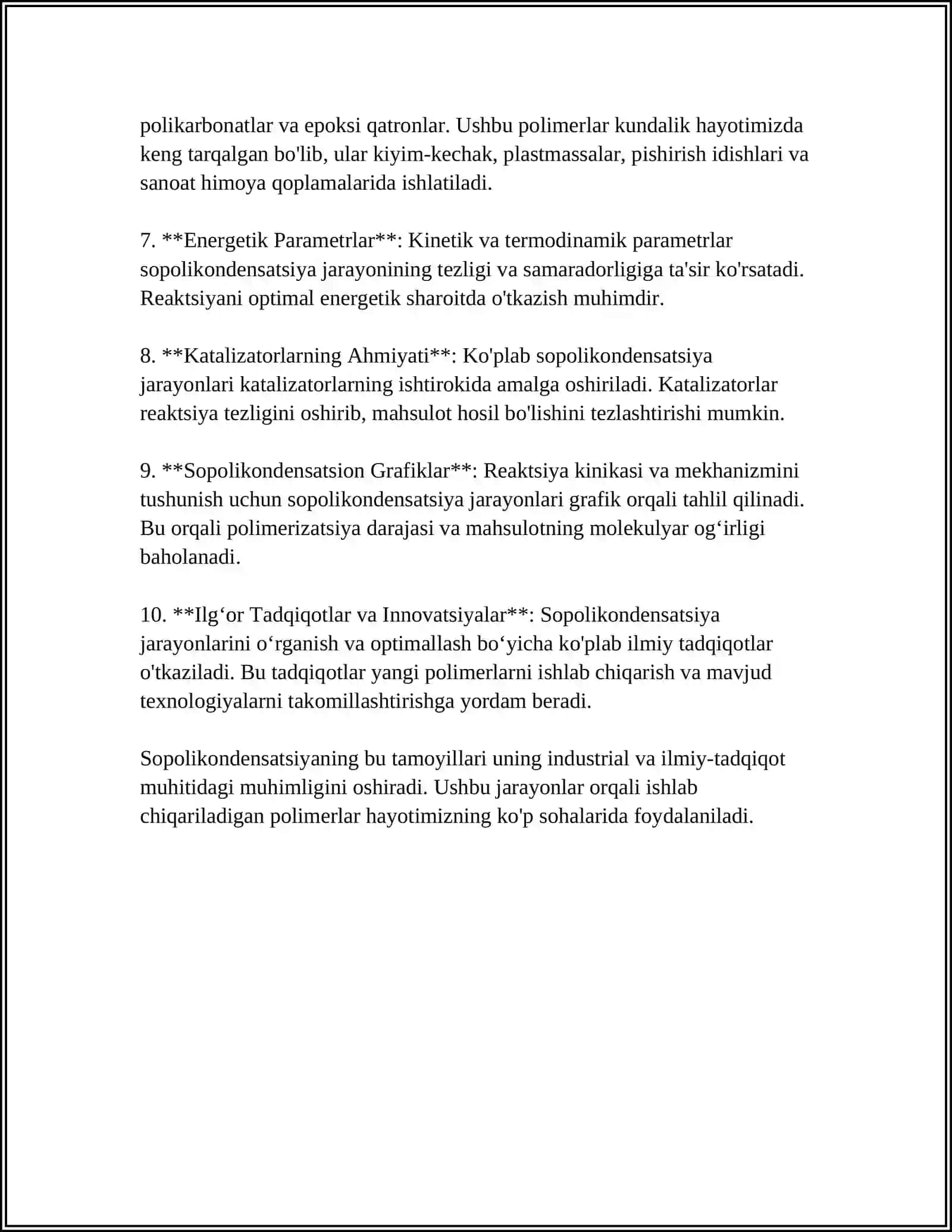 SOPOLIKONDENSATLANISH REAKSIYALARI 4