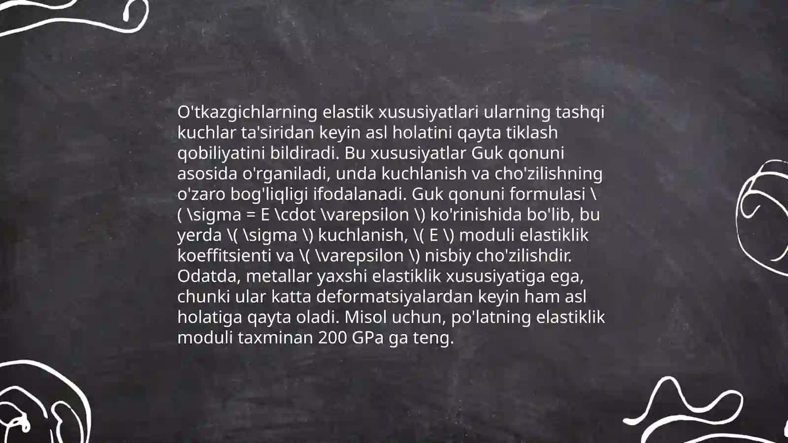 Mexanik yuklanishlar 4
