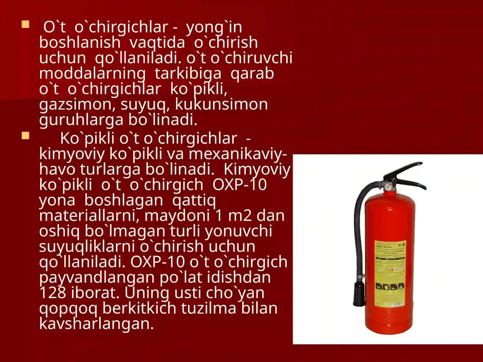 Yong’indan himoyalanishning zamonaviy texnik vositalari 4