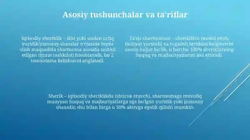 Oʻzbekiston Respublikasining qonuni Xoʻjalik shirkatlari toʻgʻrisida 4