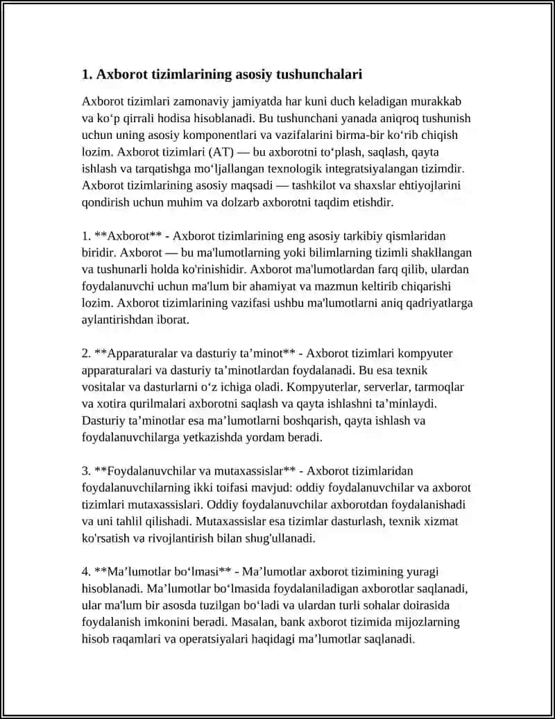 AXBOROTNI ANIQLASHNING AVTOMATLASHTIRILGAN TIZIMLARI 4