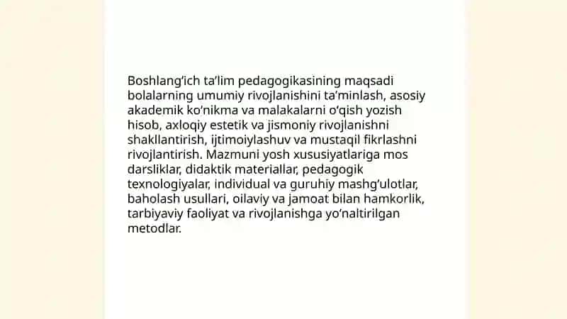 Boshlangʻich taʼlim pedagogikasi 4