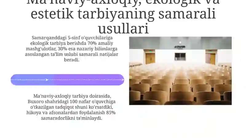 MAʼNAVIY AXLOQIY TARBIYA EKOLOGIK VA NAFOSAT TARBIYASI 4