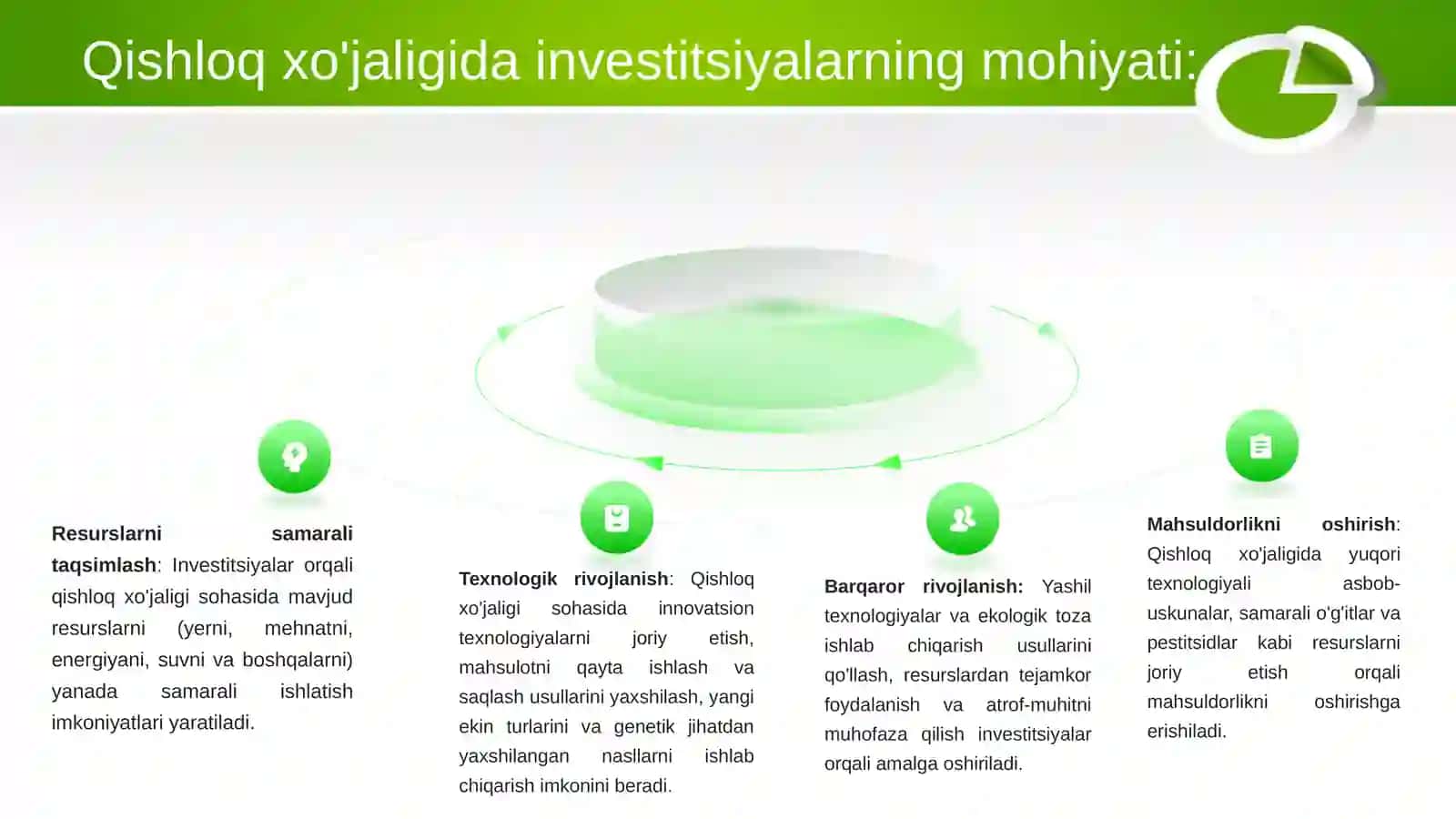 Agrosanoat Majmuasida Investitsiyalar va Ulardan Samarali Foydalanish 4