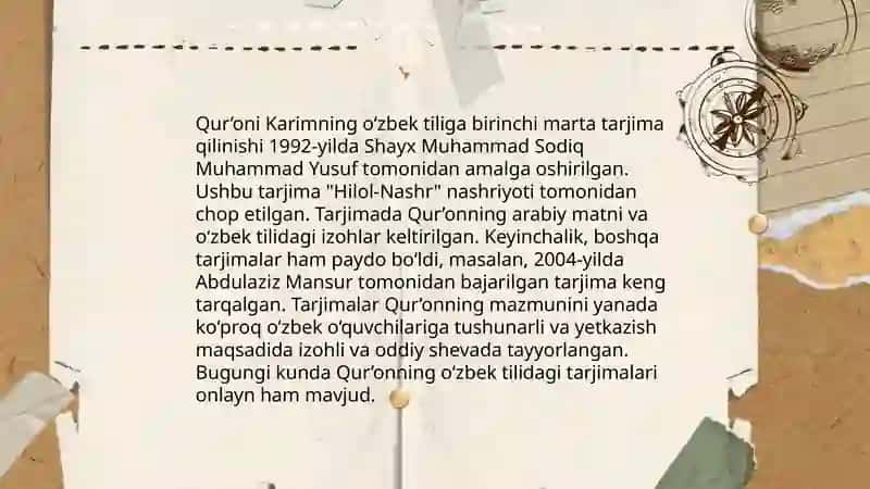 Qurʼoni Karim tarjimasi 4