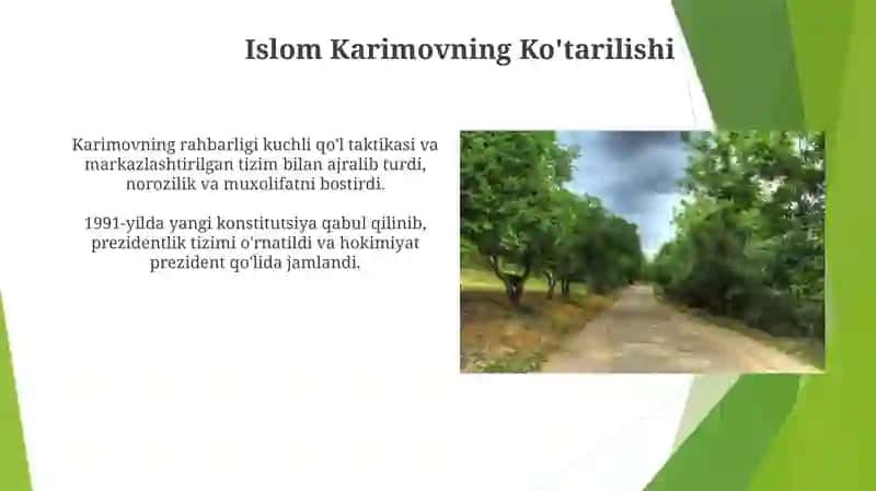 Oʻzbekiston Respublikasida Prezidentlik institutining joriy etilishi 4