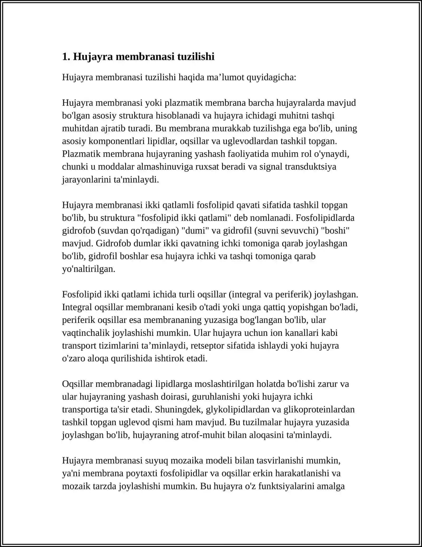 HUJAYRA VA ORGANELLALARNING MORFOLOGIK JIHATDAN TUZILMAVIY ASOSI 4
