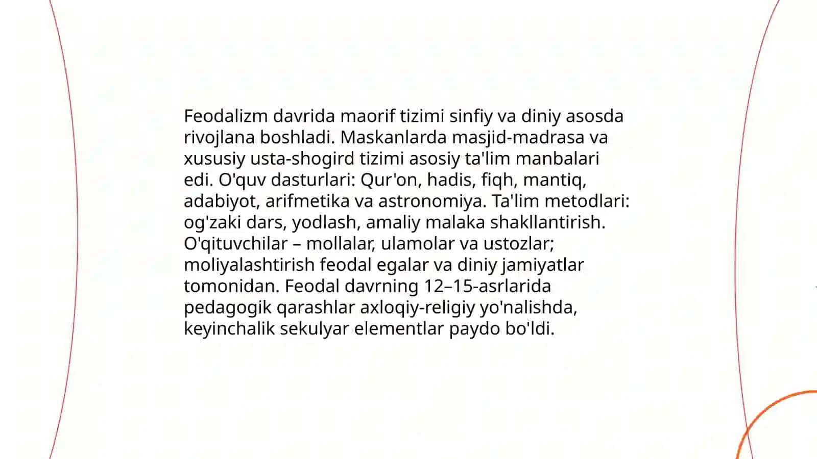 Qadimiy davr ijtimoiy-iqtisodiy formatsiyalari kontekstida ta'lim-tarbiya va maorif pedagogik fikrlarining taraqqiyoti 4