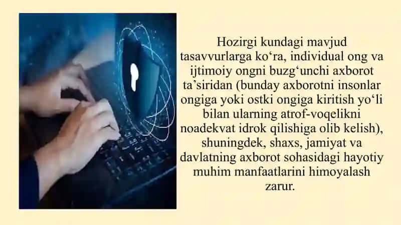 OCHIQ AXBOROT TIZIMIDA AXBOROT PSIXOLOGIK XAVFSIZLIK 4
