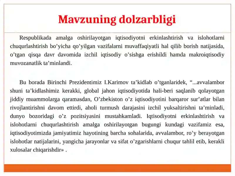Iqtisodiy oʼsishning umumiy tavsifi va modellari 4