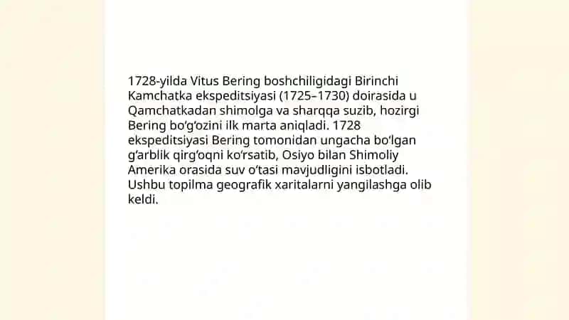 Vitus Beringning geografik sayohati 4