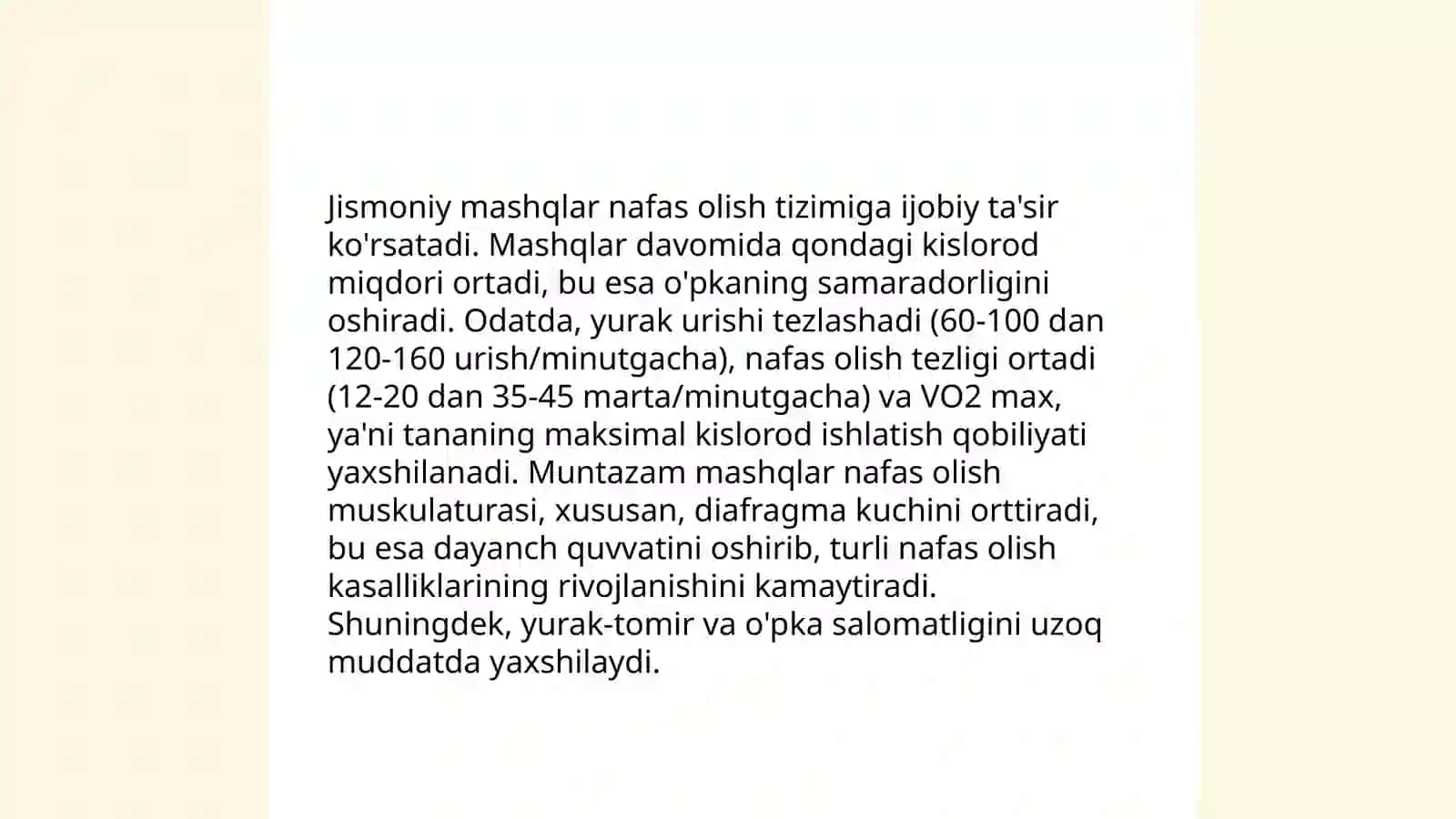 Inson tanasiga ta'siri 4