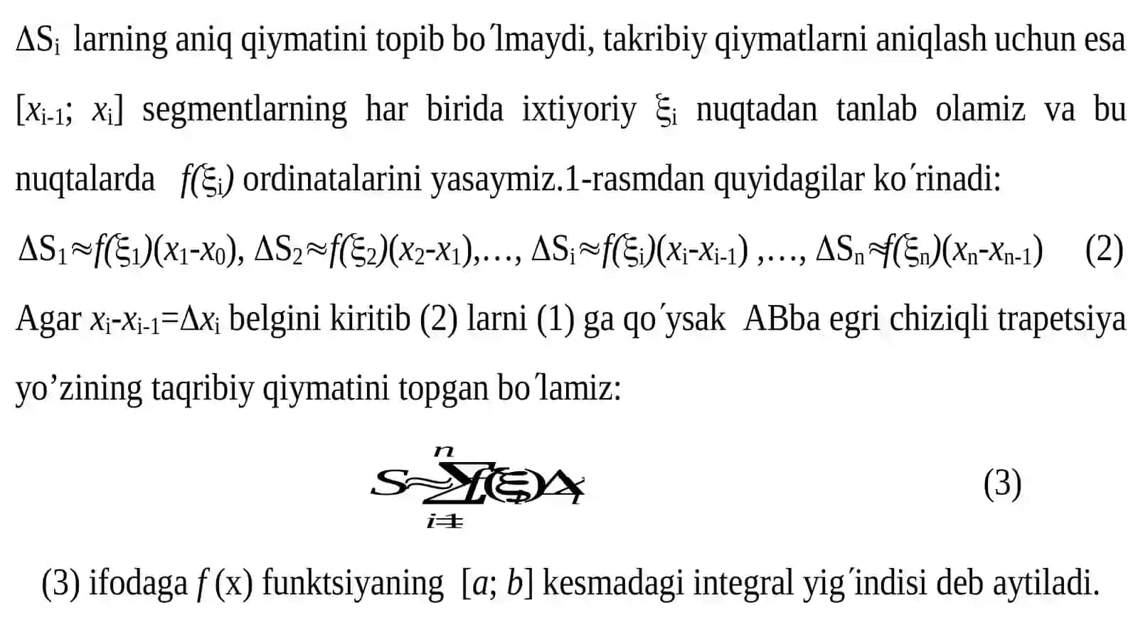 Aniqintegral va unihisoblash usullari 4
