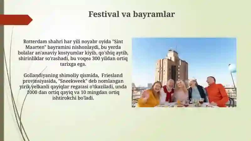 Gollandiyada ommaviy tadbirlar 4