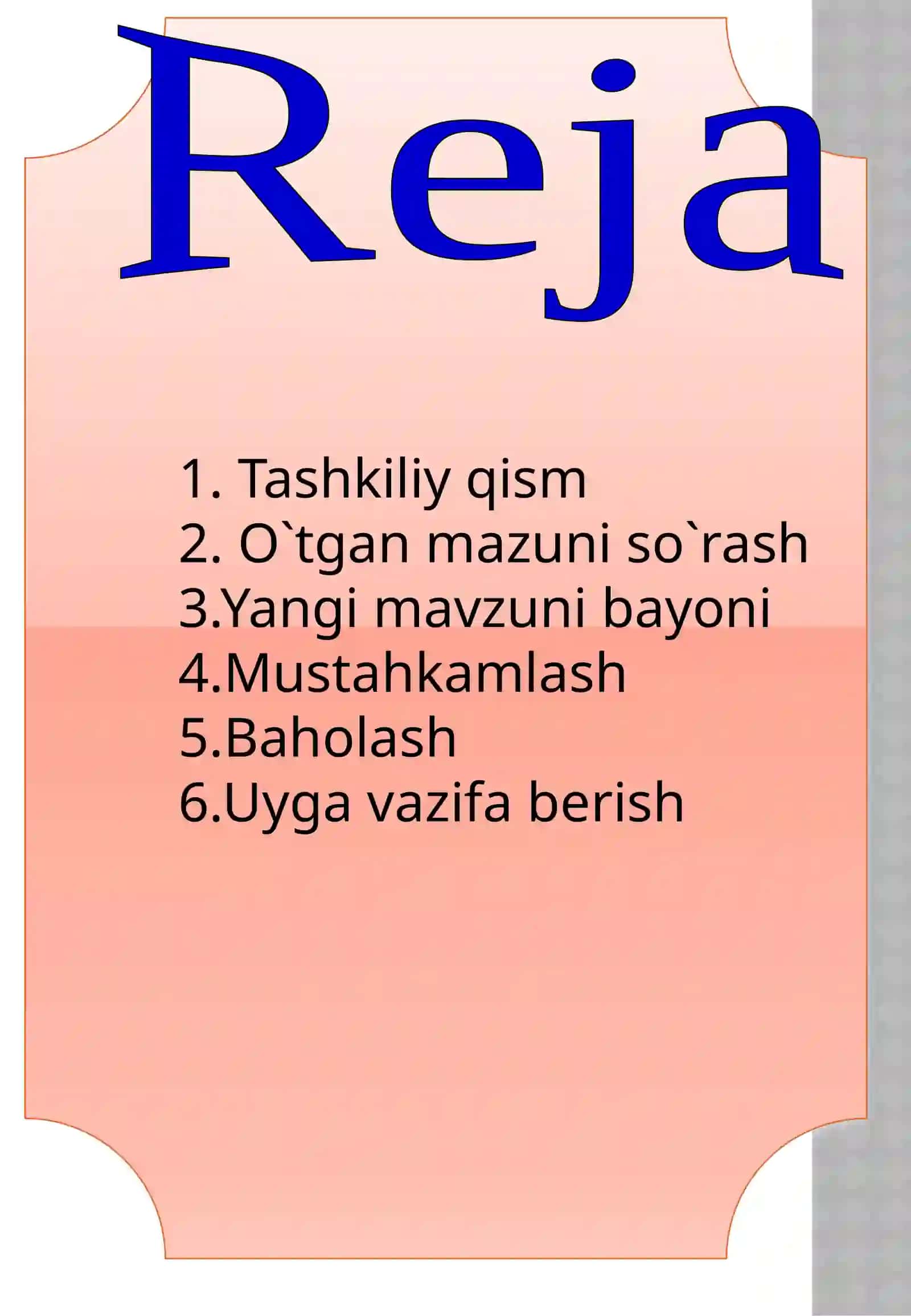 Aylanaga ichki  chizilgan burchak 4