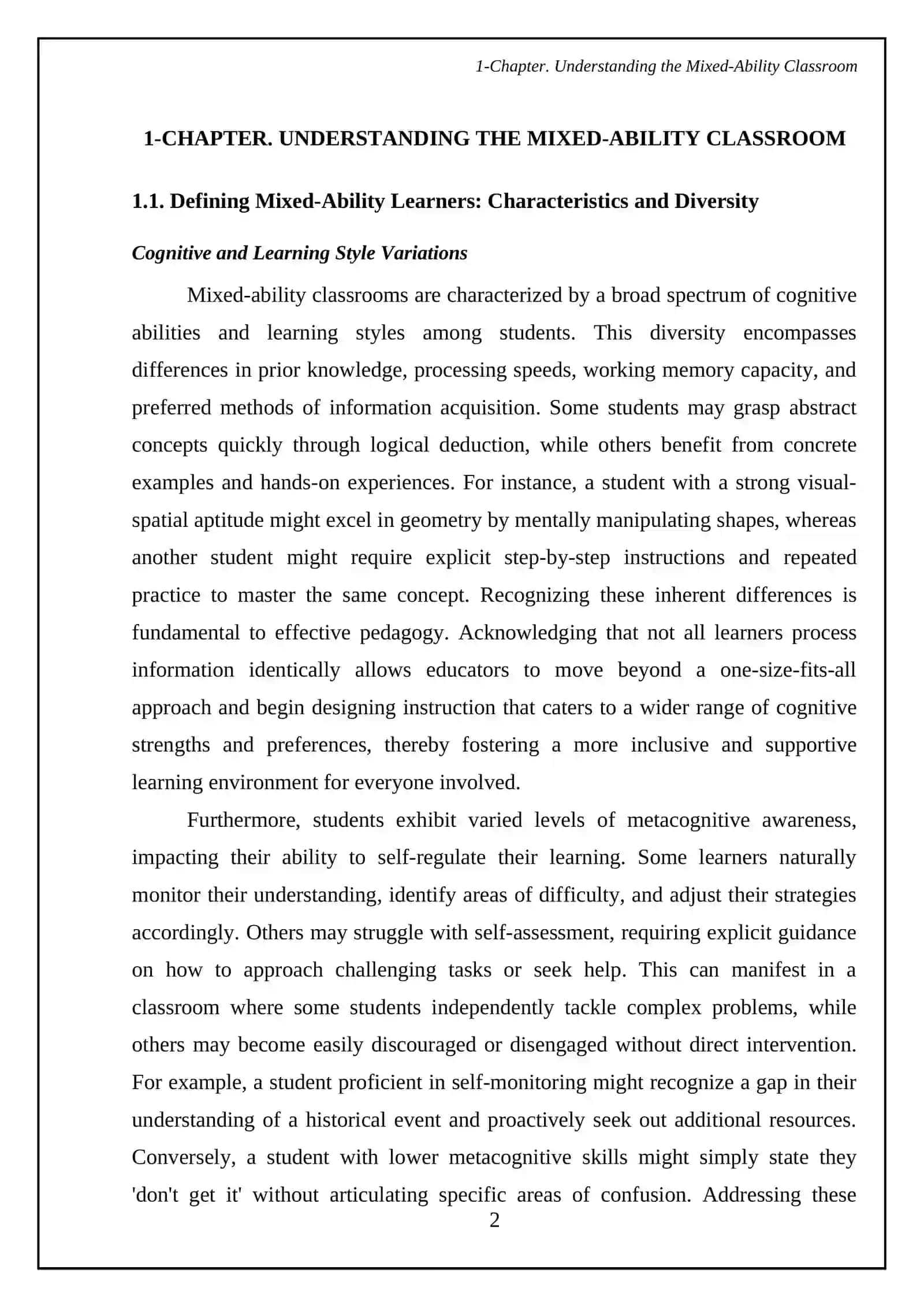 Strategies for Teaching Mixed Ability Learners: Challenges and Solutions 4