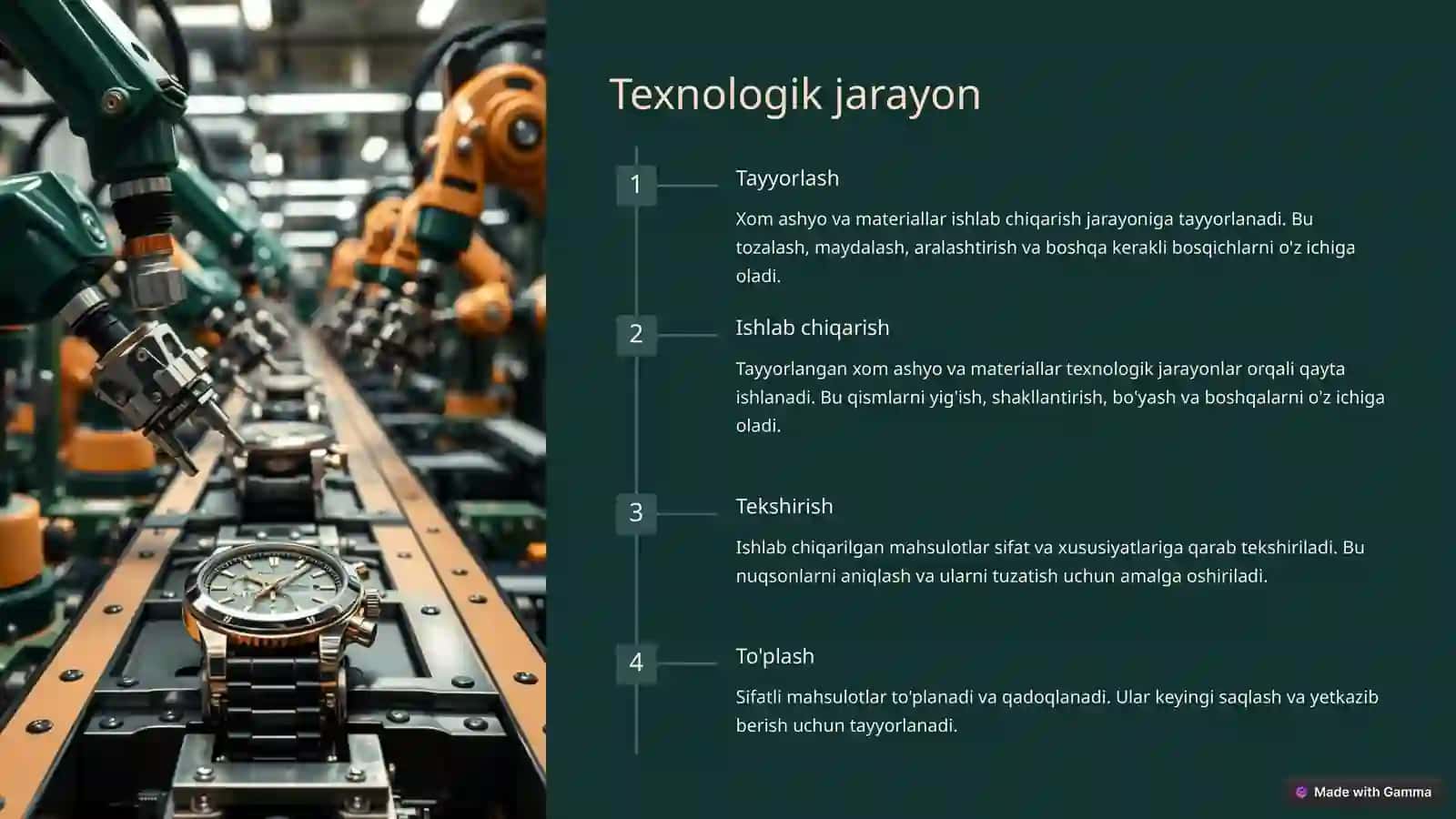 Ishlab chiqarish jarayoni va uning natijalari 4