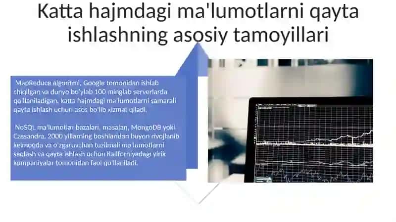 Katta Hajmdagi Ma'lumotlarni Qayta Ishlash Texnologiyalari 4