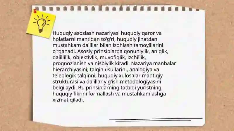 Mantiqiy to‘g‘ri fikrlash va huquqning asoslashning yurist foliyatidagi roli 4