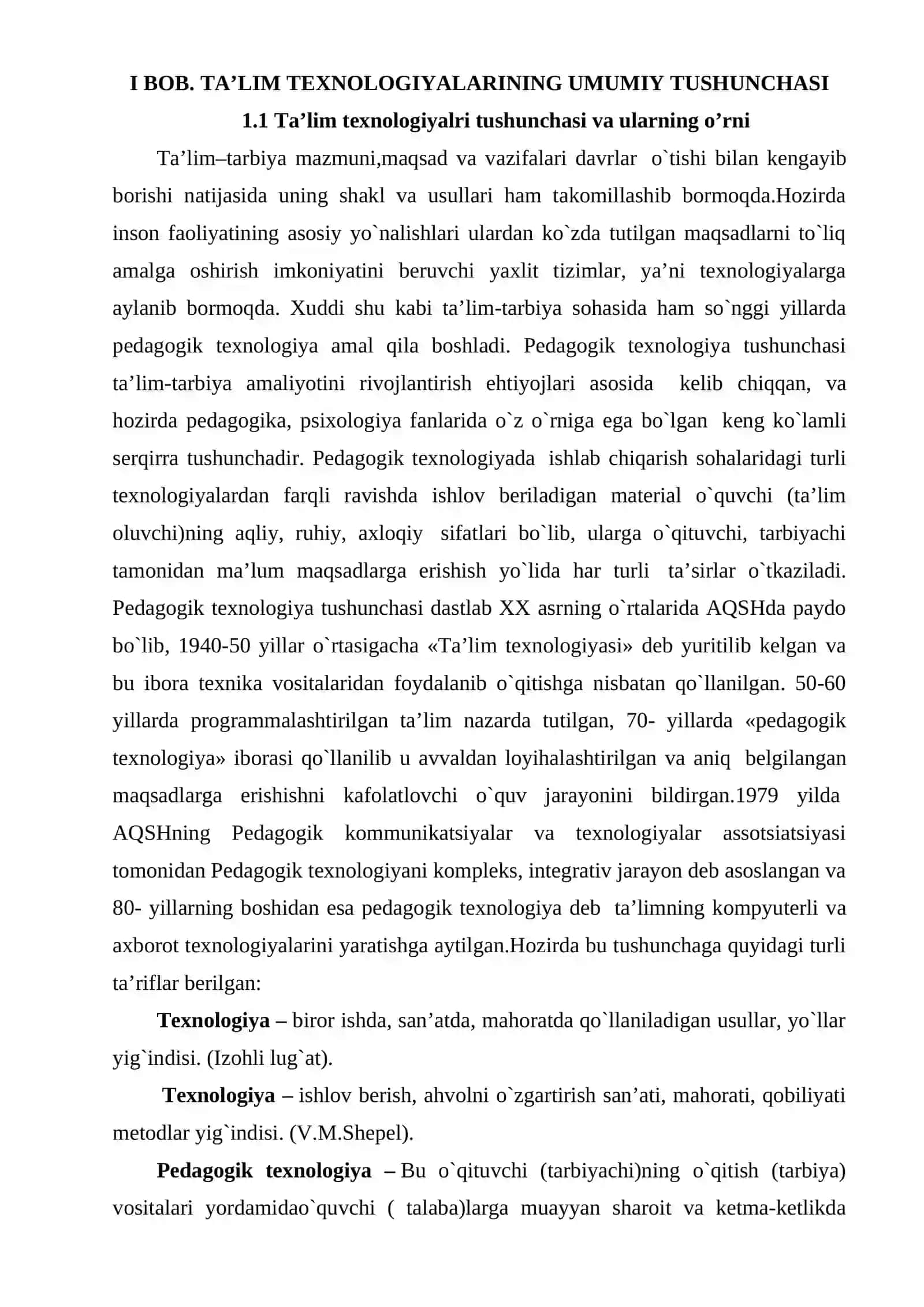 Taʼlim texnologiyalarining fan texnika amaliyotidagi oʻrni 4