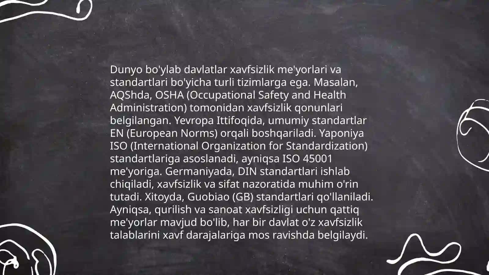 Hayot faoliyati xavfsizligini ta'minlashgw oid xalqaro tajriba va izlanishlar tahlili 4