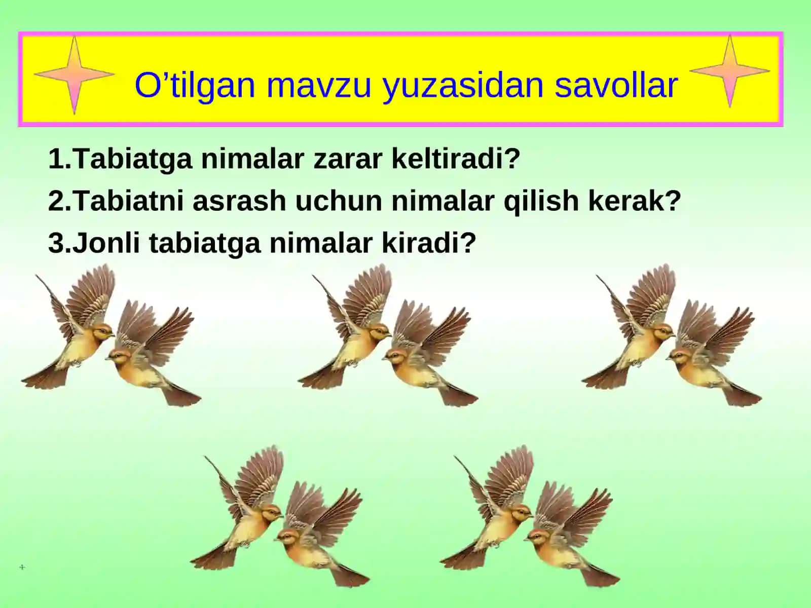 Ona tili va o’qish savodxonligi fanidan tayyorlagan taqdimot 4