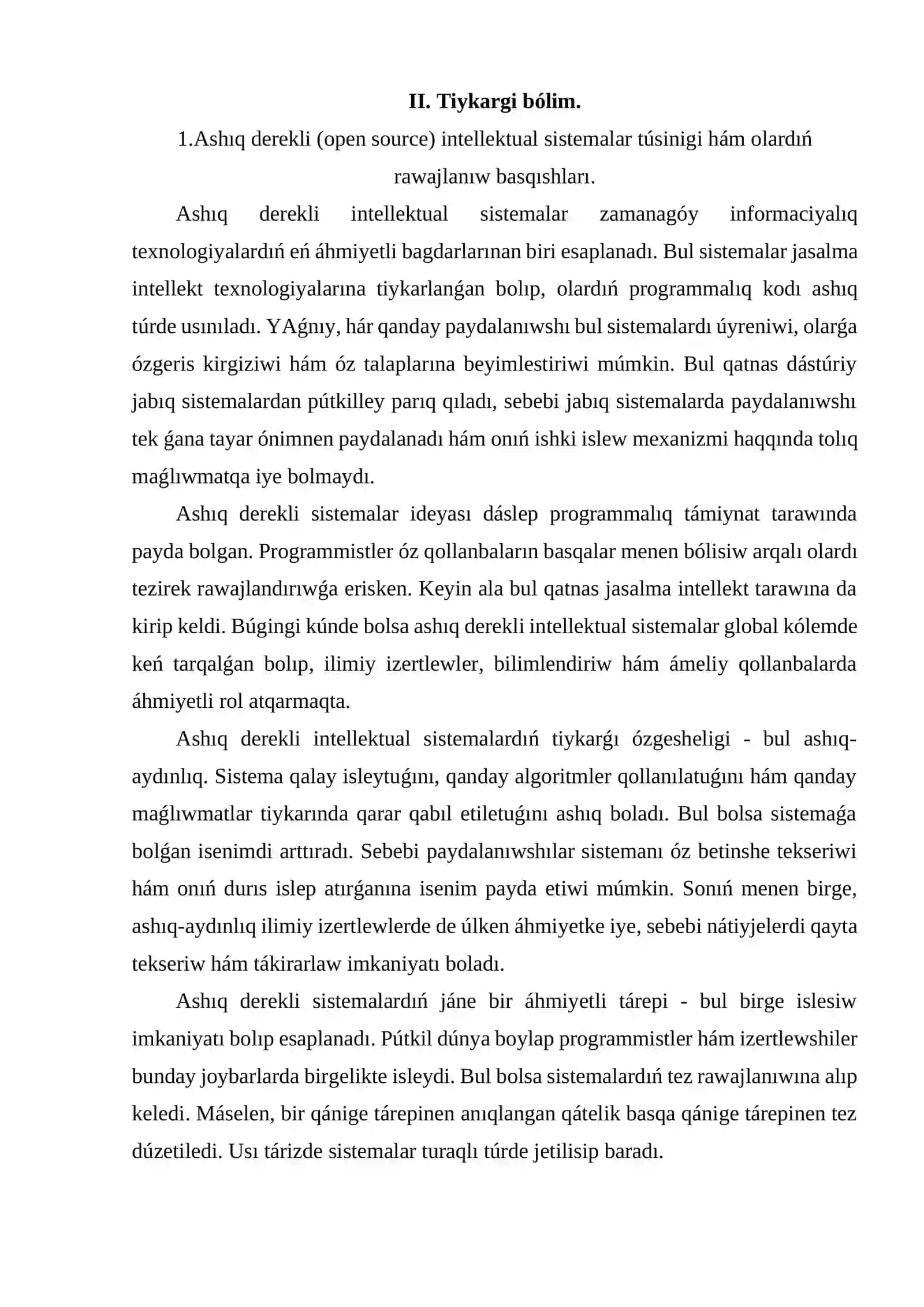 Ashıq derekli (open source) intellektual sistemalar 4