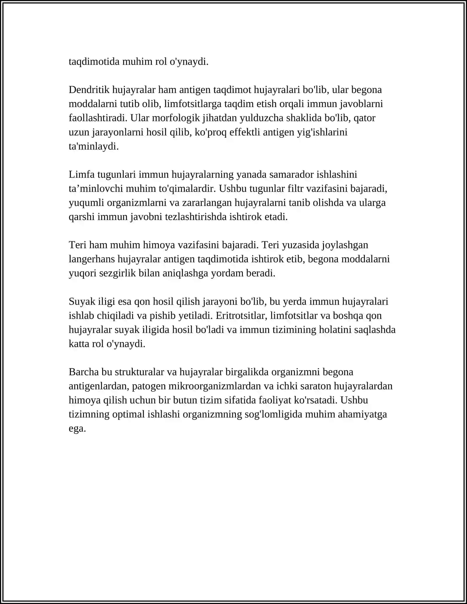 IMMUN-HIMOYA REAKTSIYALARINING MORFOLOGIK ASOSLARI 4