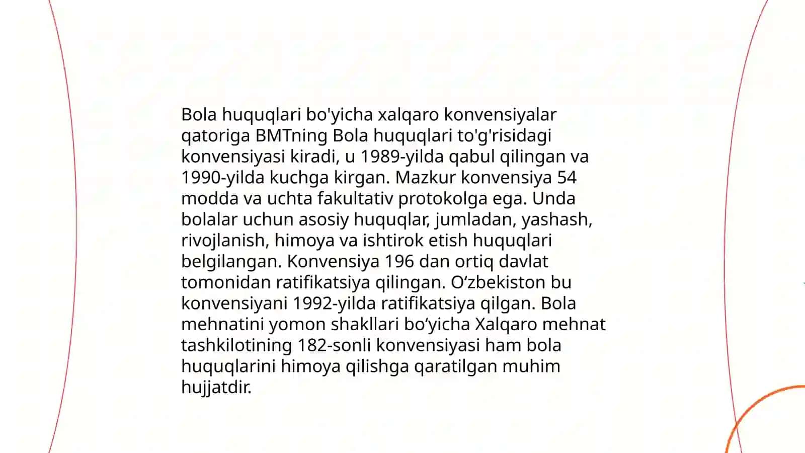 Bola huquqlaring kafolatlari 4