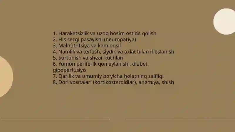 8-mavzu bemorda yotoq yaralarini oldini olish 4