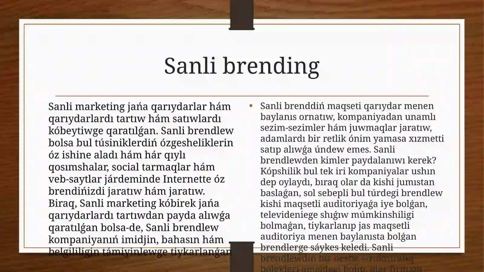 Sanlıbrending(Digital Branding)hámonlaynimidjdibasqarıw 4