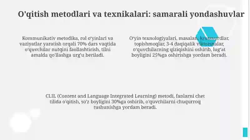 Theoritical issues of teaching foreign language in the 1-4 forms 4