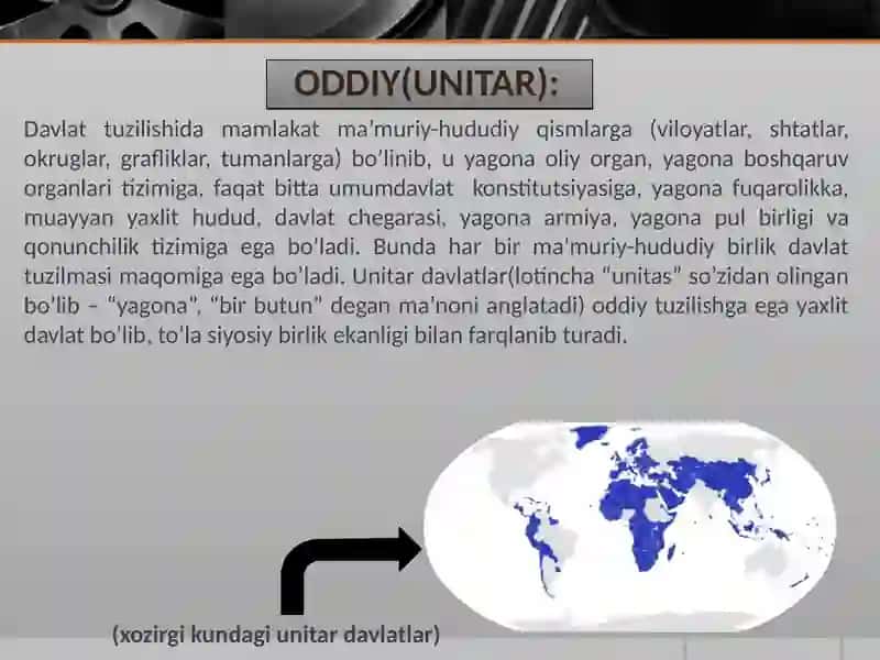 Davlat tuzilish va boshqaruv shakllari 4