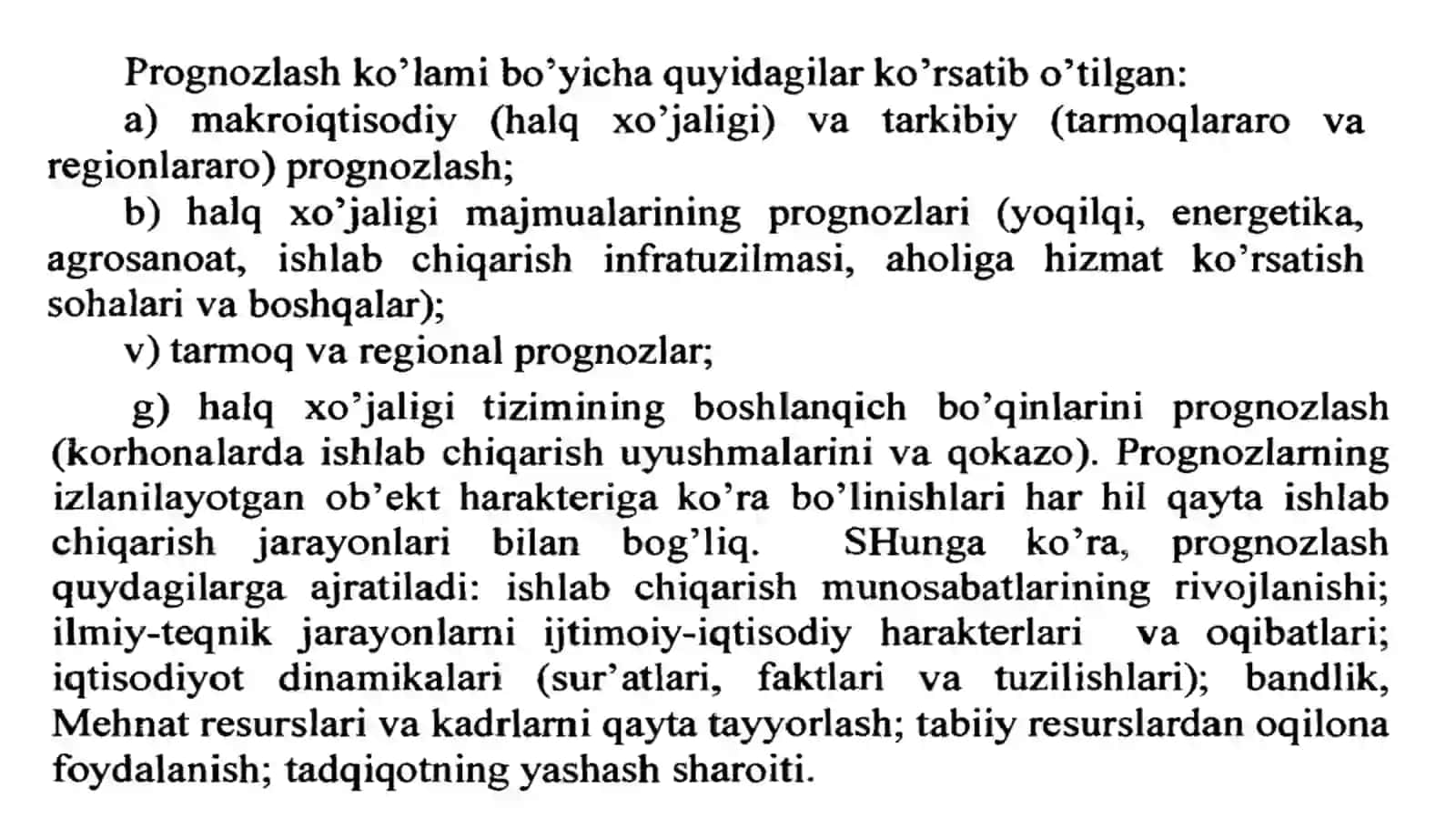 MINTAQAVIY RIVOJLANISHNI PROGNOZLASHTIRISH VA REJALASHTIRISH 4