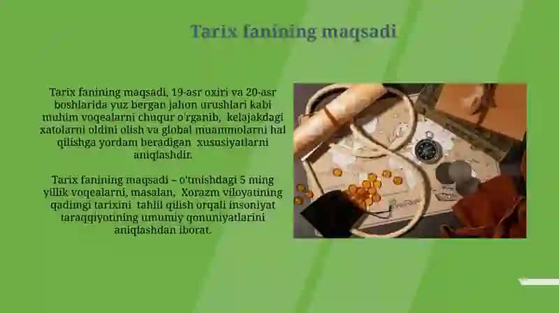 Tarixni o'qitish metodologiyasi 4